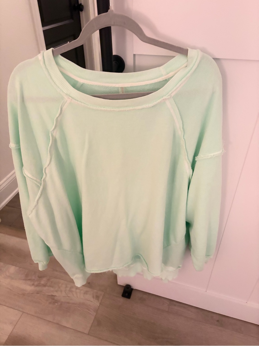 Free People Mint Crewneck